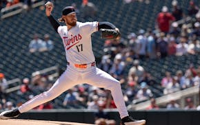 Twins starting pitcher Bailey Ober throws against the Baltimore Orioles in the first inning Thursday at Target Field.