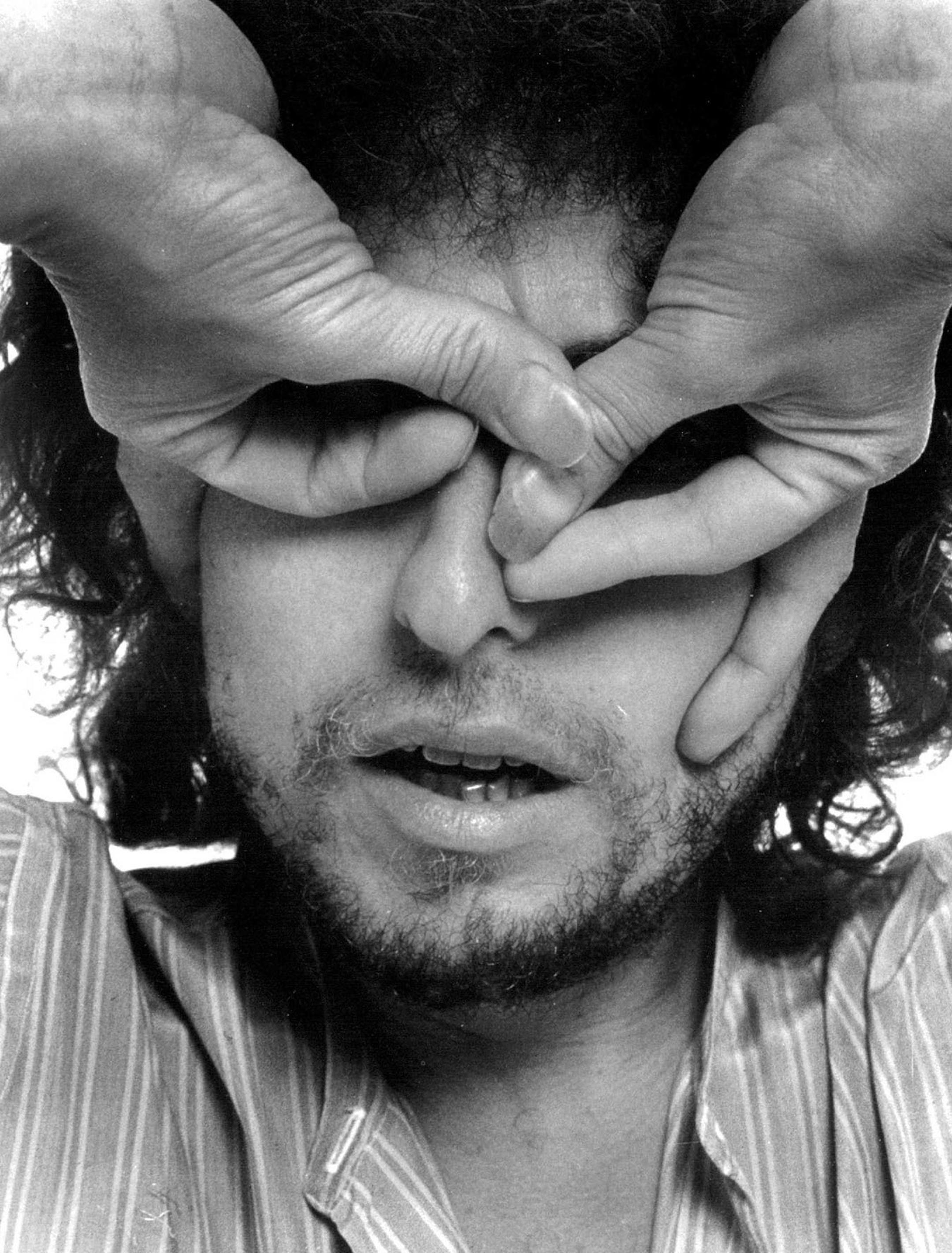 October 1, 1984 Bob Dylan clowned for the camera
