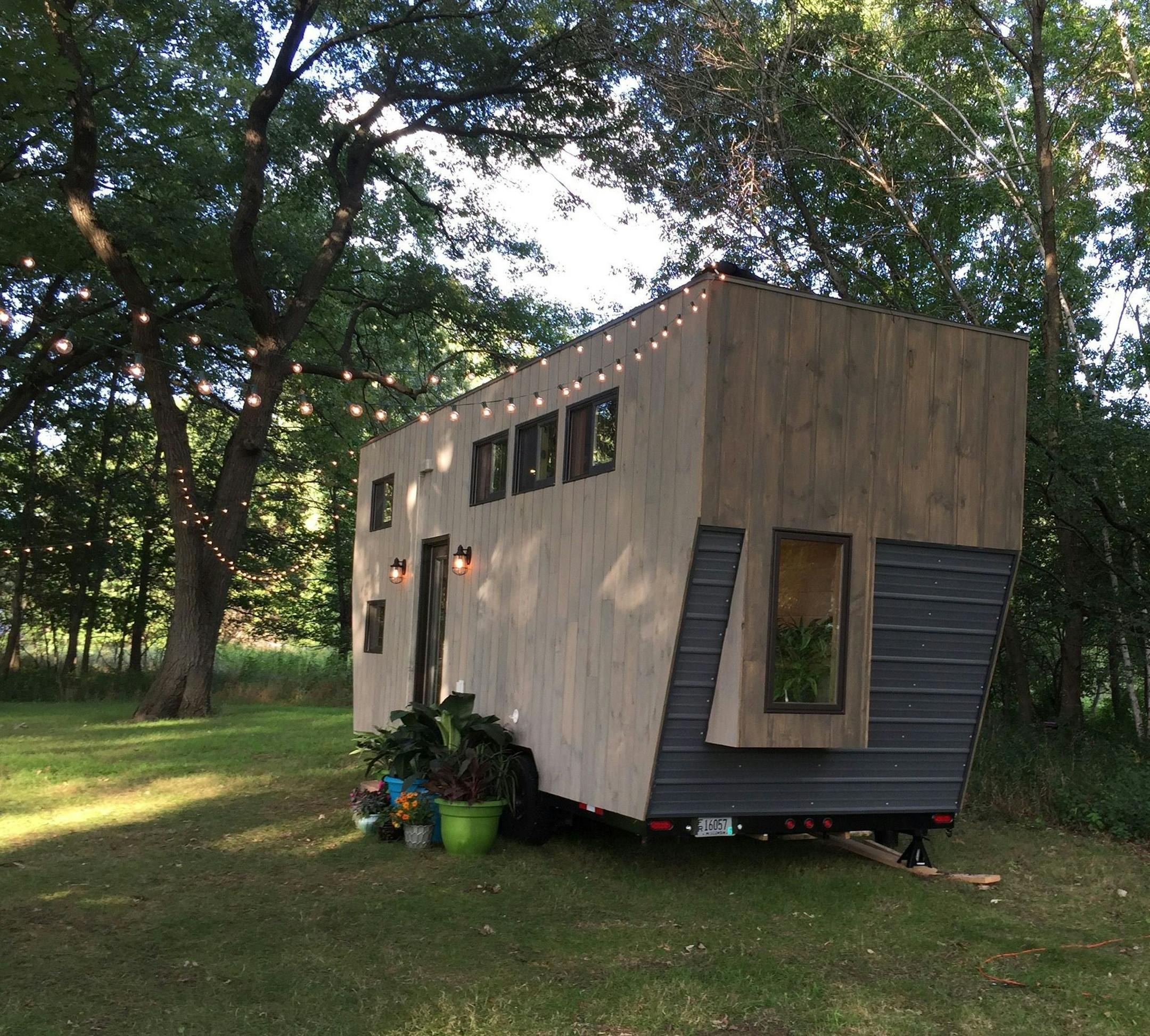 The tiny home of Ashleigh and Cody Bartz
