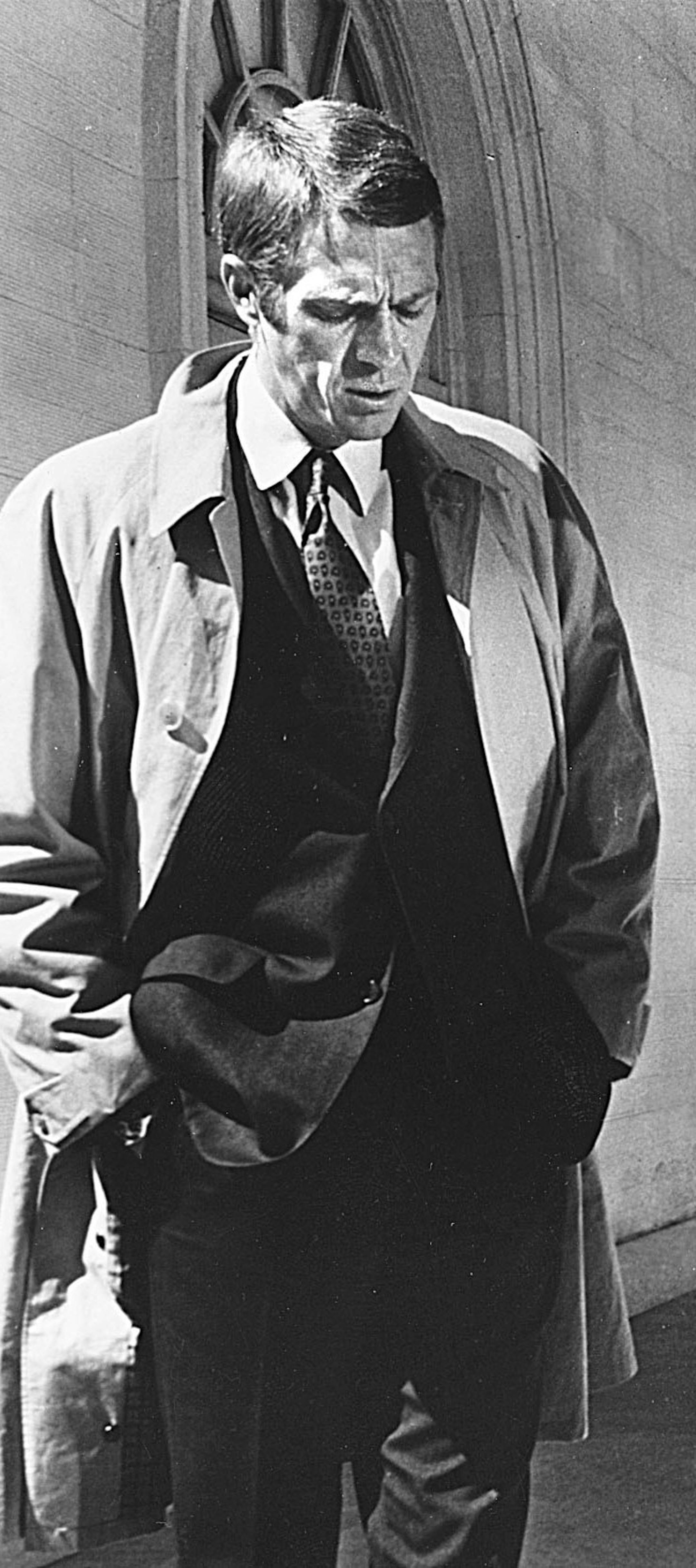 (left to right) Steve McQueen and Robert Vaughn star in the 1968 movie "Bullitt." File photo.