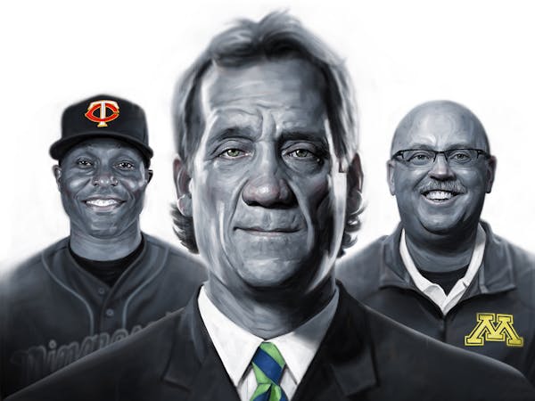 Illustration of Torii Hunter, Flip Saunders and Jerry Kill, who all said goodbye in different ways this week.