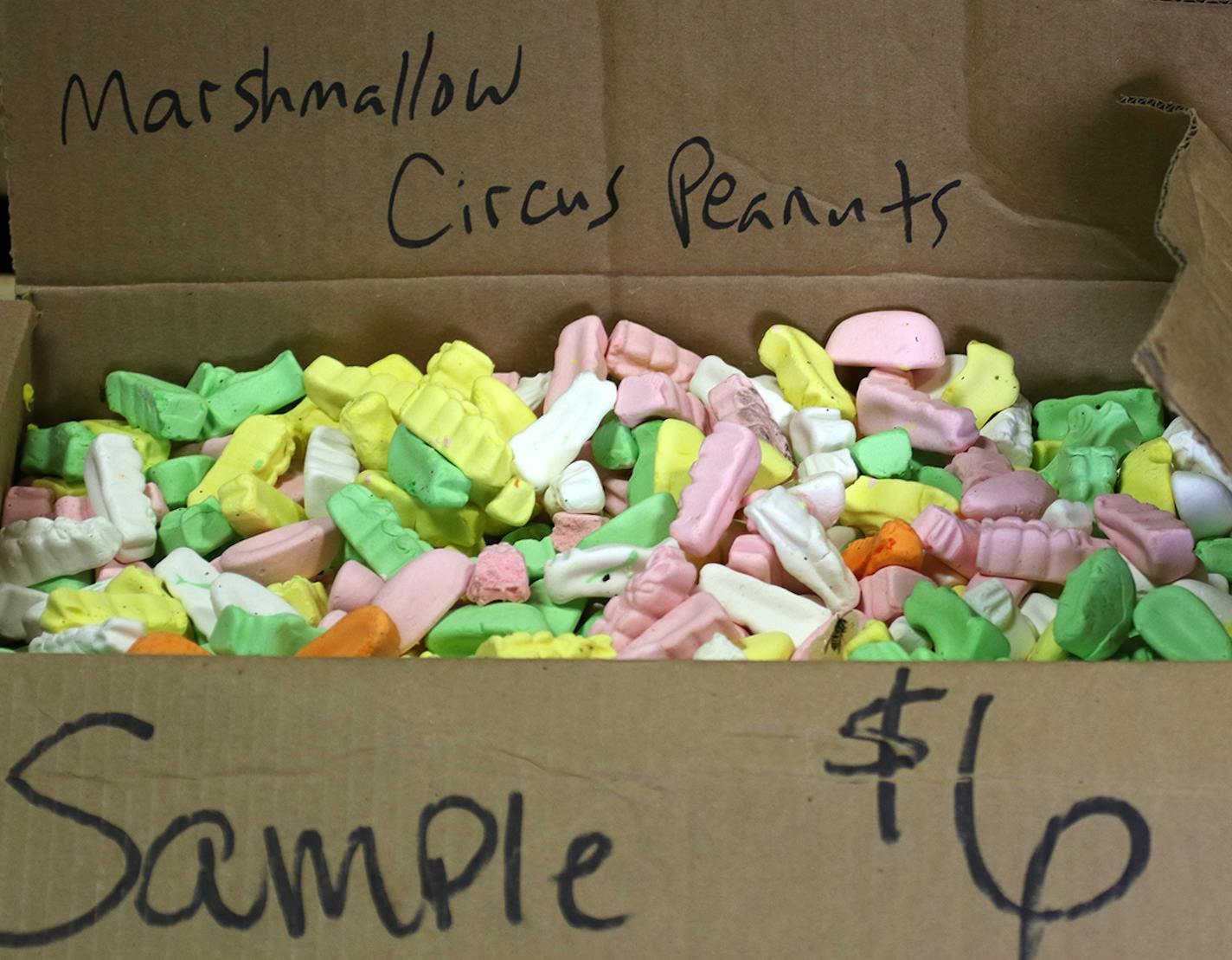 Lucky 7 Bear Bait in Cambridge, Minn., is the country's largest seller of bulk bait for hunters, including distribution to bear camps throughout Canada. The mom and pop owners provide an array of candy, frosting and other sweets discarded by food companies for one reason or another. Walk-up sales to local hunters are a small slice of overall sales, but the warehouse is open for sales during regular hours until Sept. 12 this year. Photo by Tony Kennedy