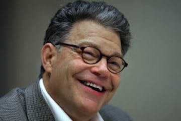 Franken and Klobuchar seek cover on military pension flap