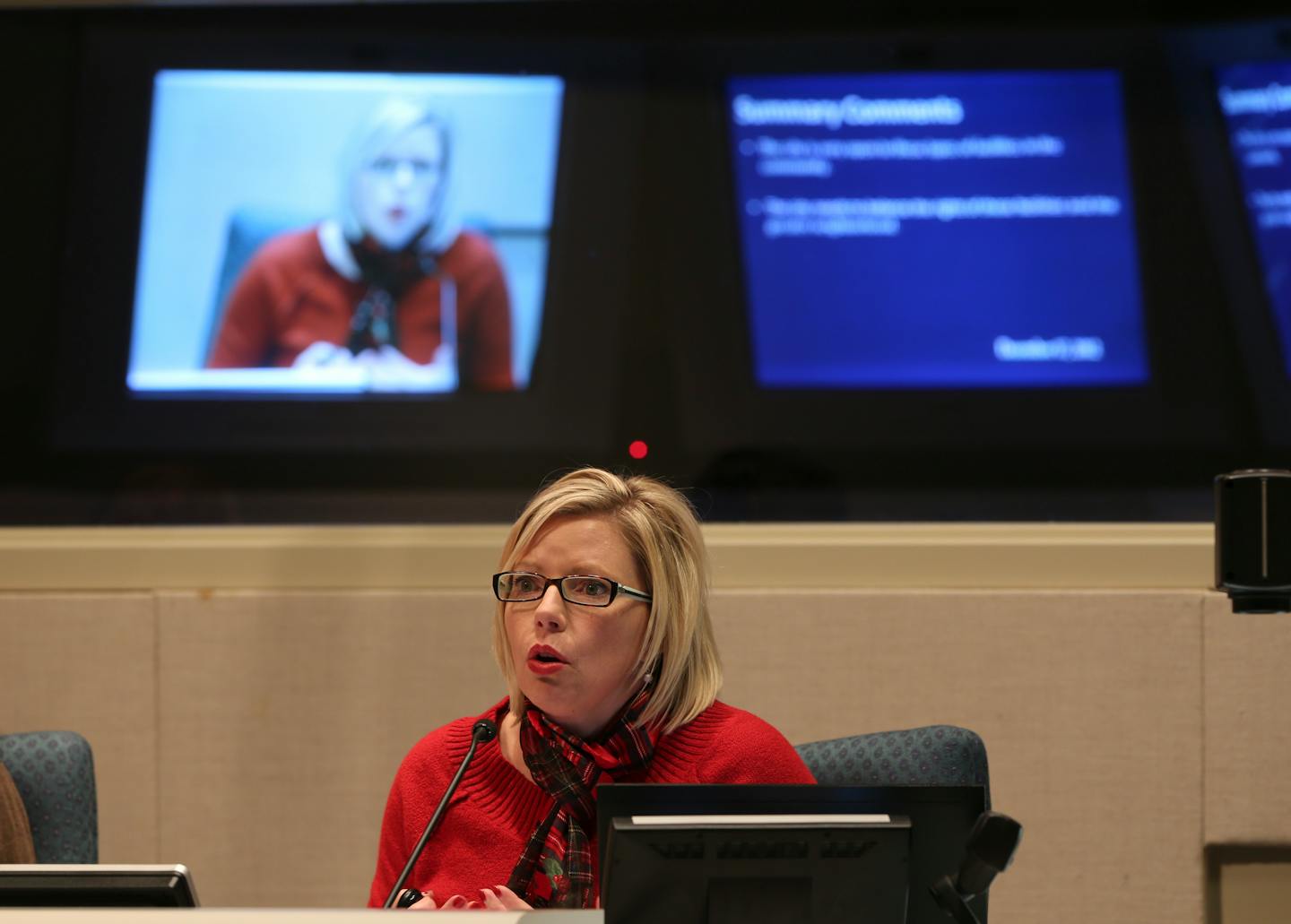 Minnetonka Community Development Director Julie Wischnack, shown in December 2012, said the city awaits comments on the proposed complex at Thursday's meeting.