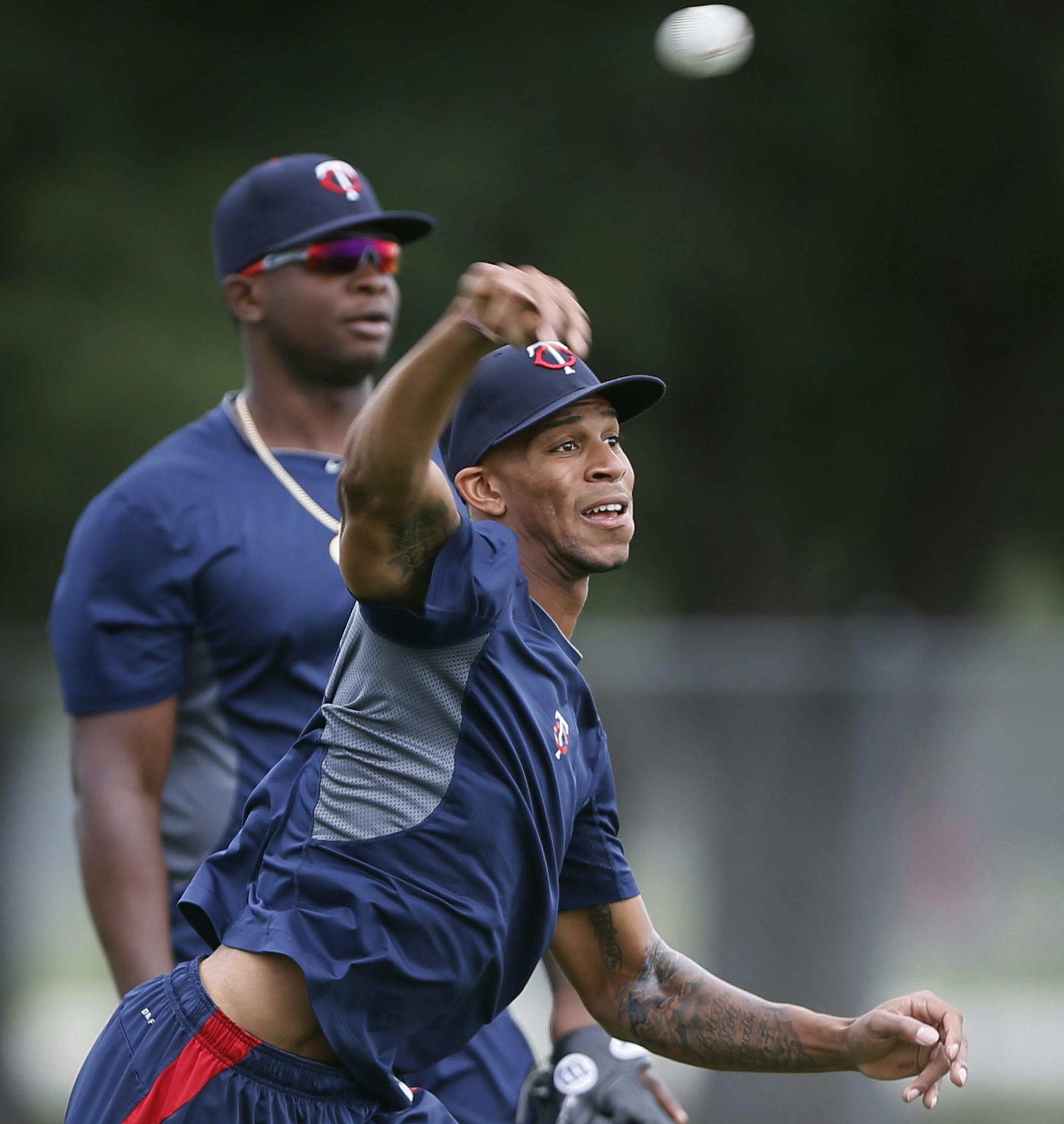 Twins top prospect Byron Buxton remains out because of a left wrist injury and continues to rehab in Fort Myers, Fla.