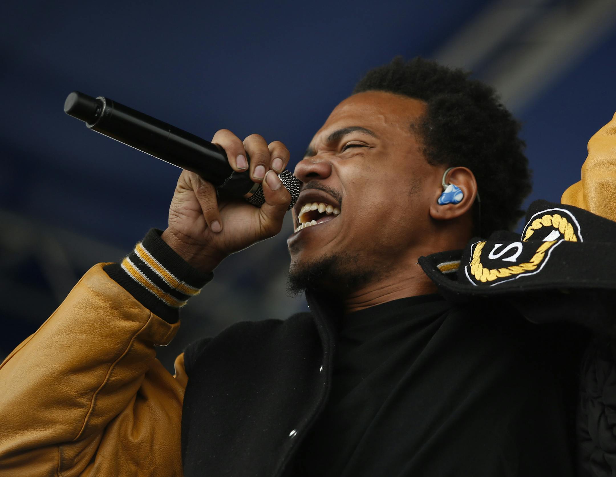 Chance the Rapper during his set at Soundset.