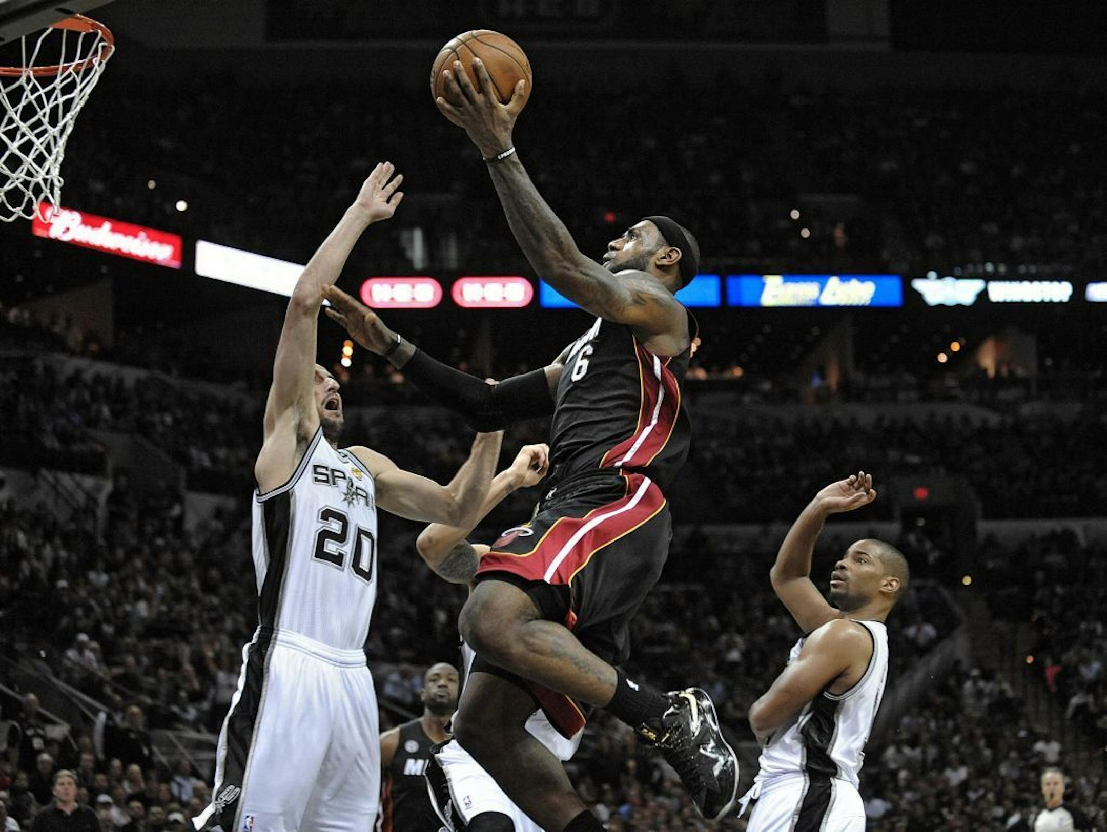 The Miami Heat's LeBron James