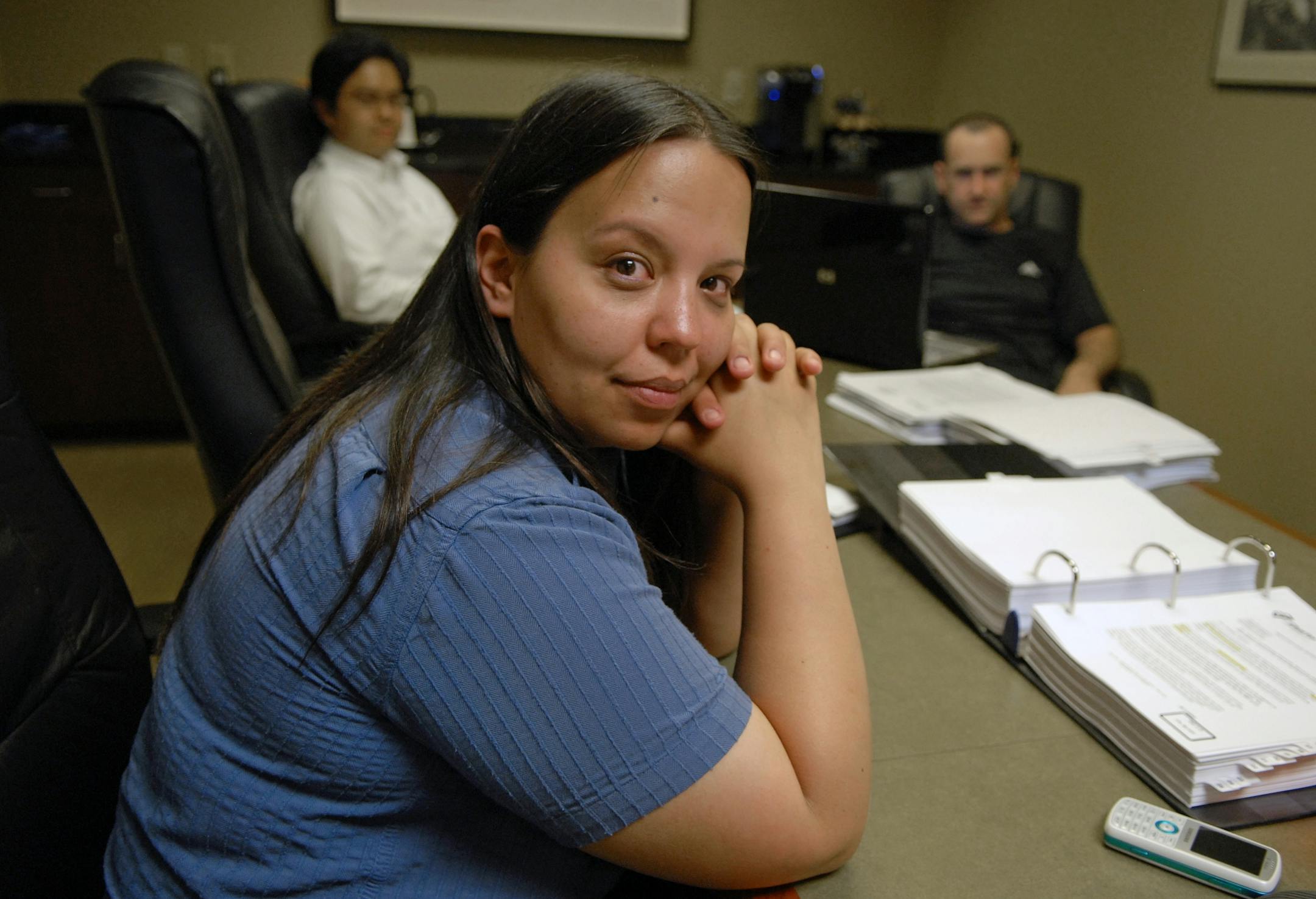 Jammie Thomas-Rasset in her lawyers office with l to r in the background K.A.D. Camara and Joe Sibley they were meeting prior to the trial start. Jammie Thomas-Rasset moves to suppress all MediaSentry evidence In Capitol Records v. Thomas-Rasset, Jammie Thomas-Rasset has filed a motion to suppress all of the MediaSentry evidence, on the ground that it was procured in violation of numerous federal and state criminal laws. The brief cites violations of: -the Minnesota Private Detectives Act; -the