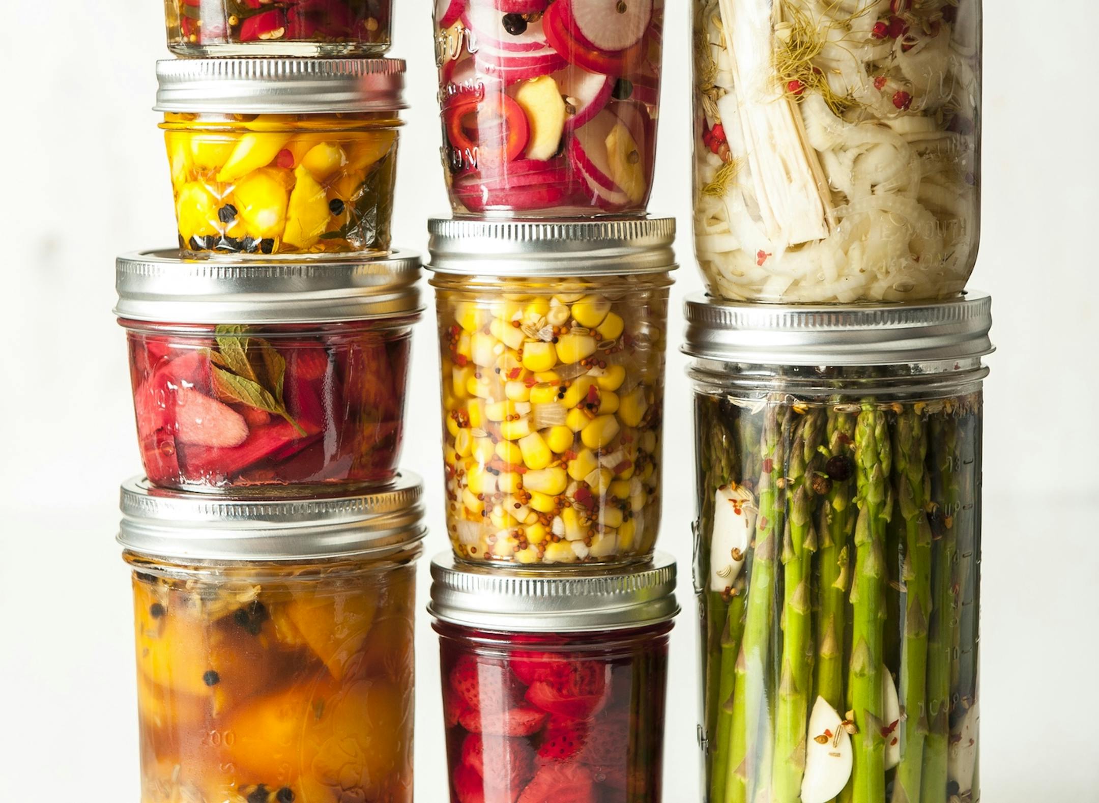 An assortment of pickled vegetables from “Savory Sweet.”