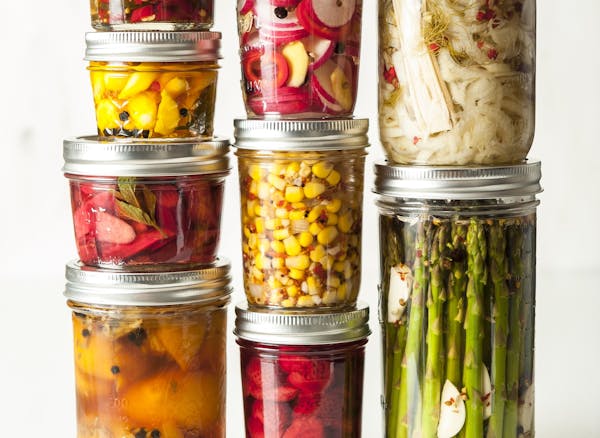 An assortment of pickled vegetables from &#x201c;Savory Sweet.&#x201d;
