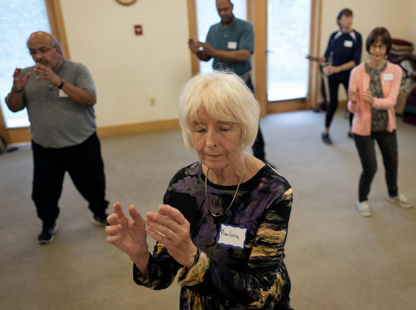 Marlena Vernon taught a small group during a Tai Chi session at Pathways a healing center Wednesday September 19, 2018 in Minneapolis, MN. ] JERRY HOLT &#xef; jerry.holt@startribune.com