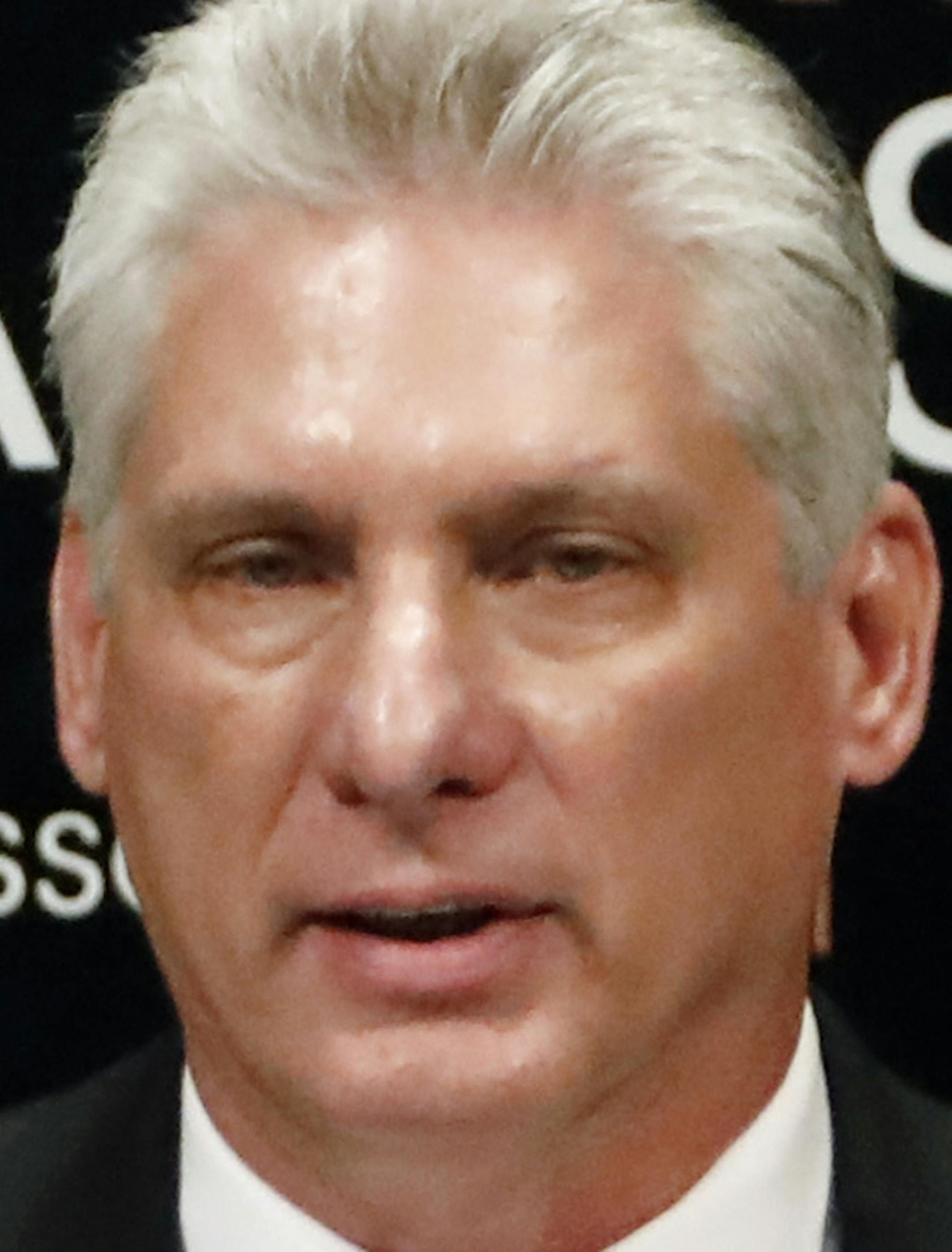 Cuba's President Miguel Diaz-Canel addresses the Nelson Mandela Peace Summit in the United Nations General Assembly, at U.N. headquarters, Monday, Sept. 24, 2018. (AP Photo/Richard Drew)