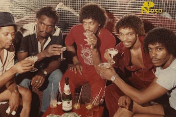 The cover of "Purple Snow" is a vintage photo of patrons at the Taste Show Lounge in downtown Minneapolis. (Photograph by Charles Chamblis, courtesy o