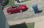 Authorities are looking for this two-door red Acura RSX in connection with the attempted abduction of a 7-year-old girl in Fridley on Friday.