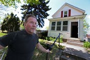 Steven Meldahl, outside one of his houses in north Minneapolis in 2014.
