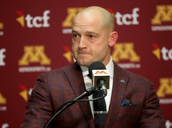 University of Minnesota football coach P.J. Fleck was glowing while talking about the 2019 signing class but was less happy to talk about the names an