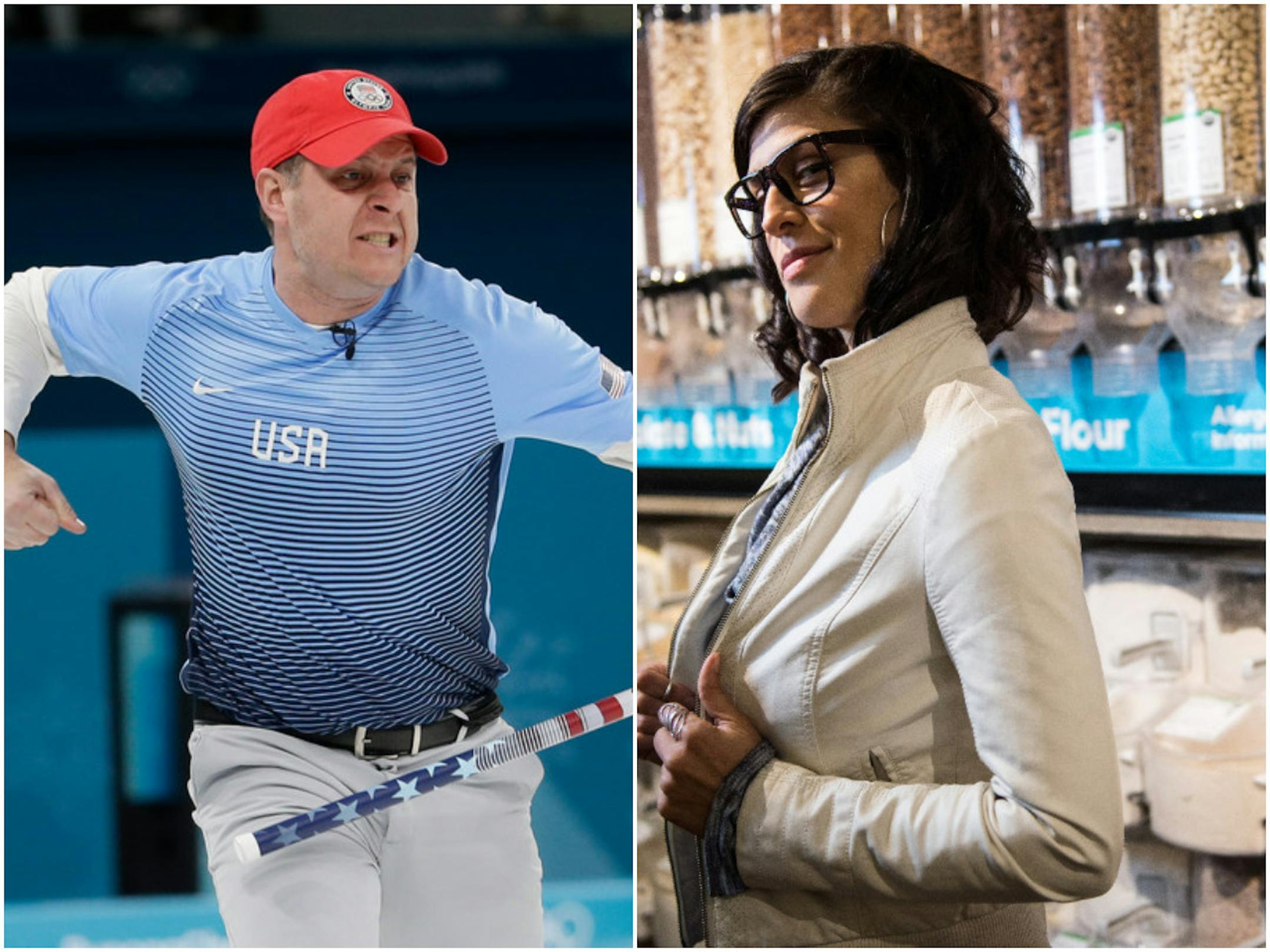 John Shuster's gold-medal winning curling team will throw out the first pitch and Doomtree's Dessa will sing the Star Spangled Banner at the Twins' home opener.