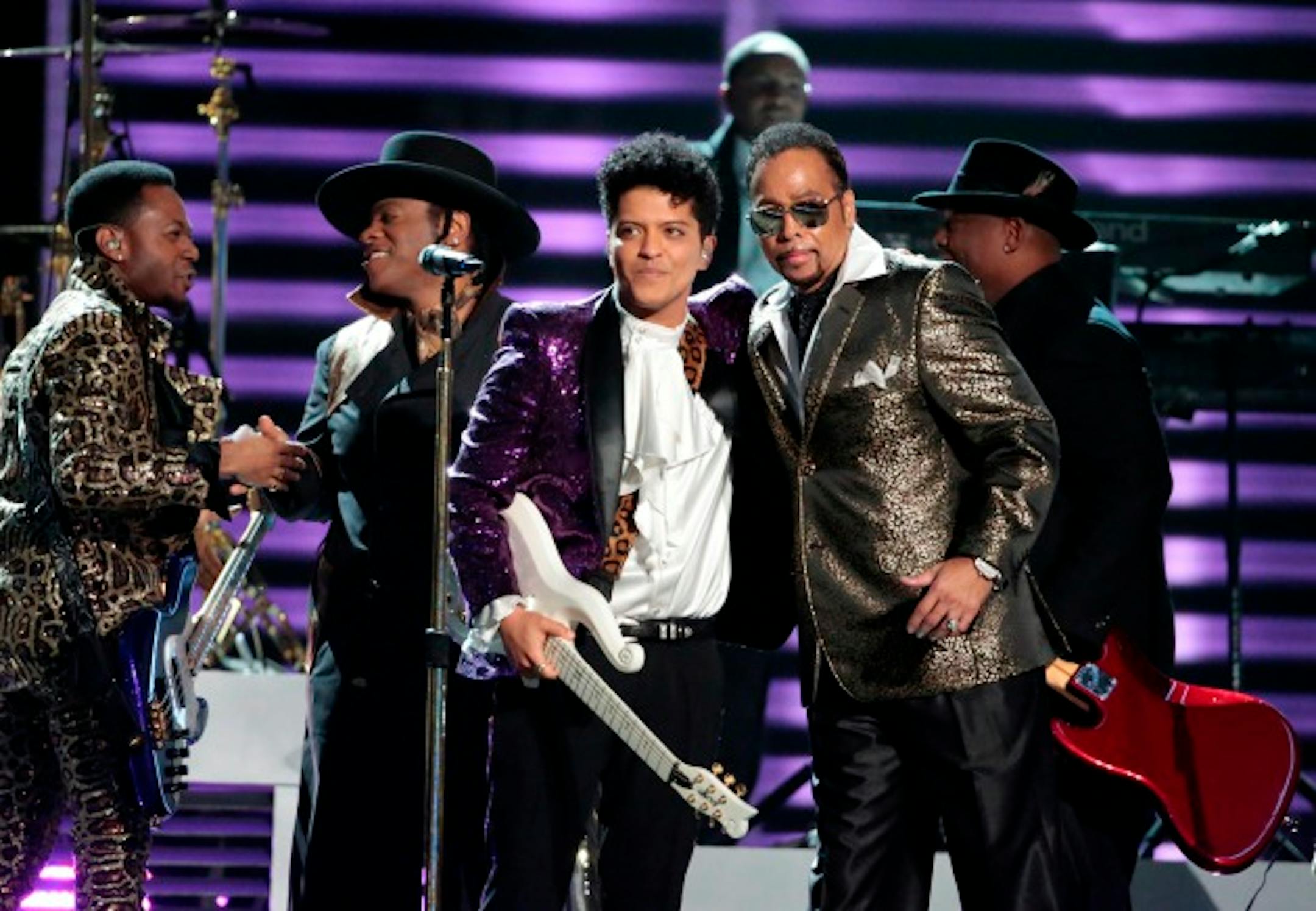Bruno Mars and Morris Day/ Los Angeles Times