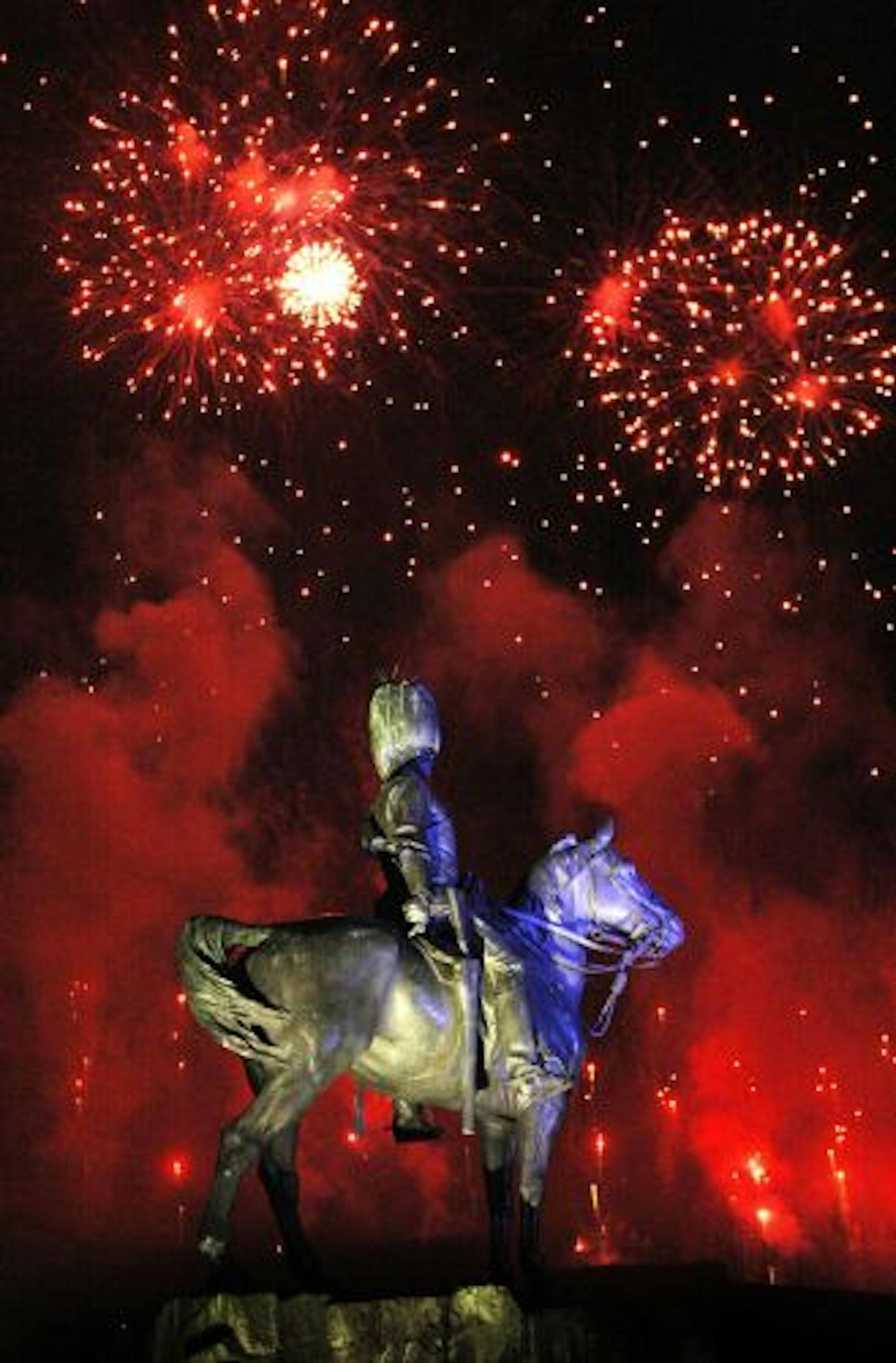 Fireworks capped the 2008 International Festival, which routinely draws more than 15,000 performers in music, dance and theater.