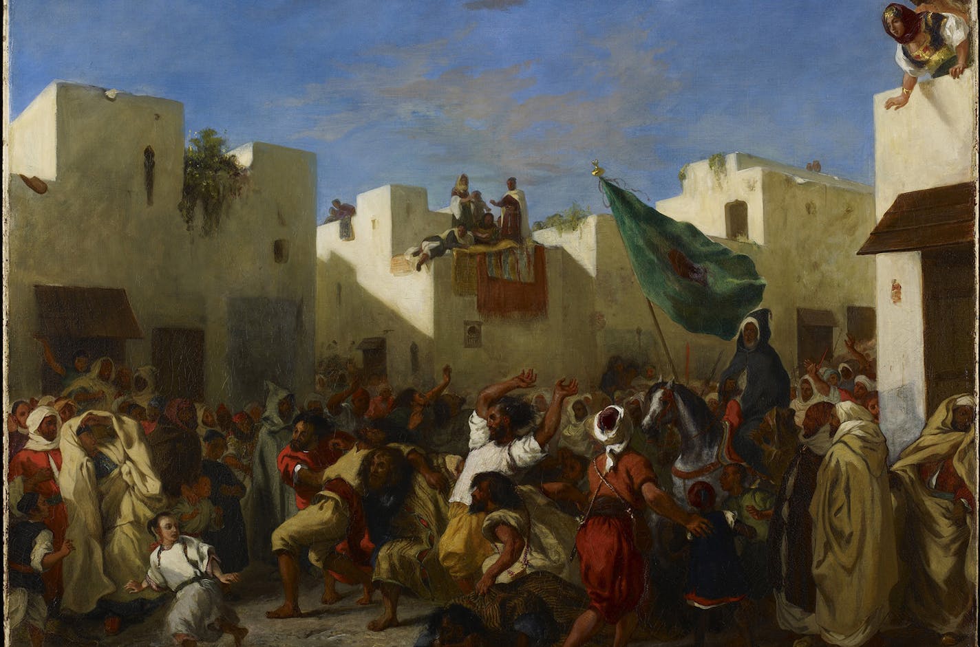 Eug&#xcb;ne Delacroix Convulsionists of Tangier, 1837&#xf1;38 Oil on canvas 37 5/8 x 50 5/8 inches (95.57 x 128.59 cm) Minneapolis Institute of Arts ORG XMIT: 1978