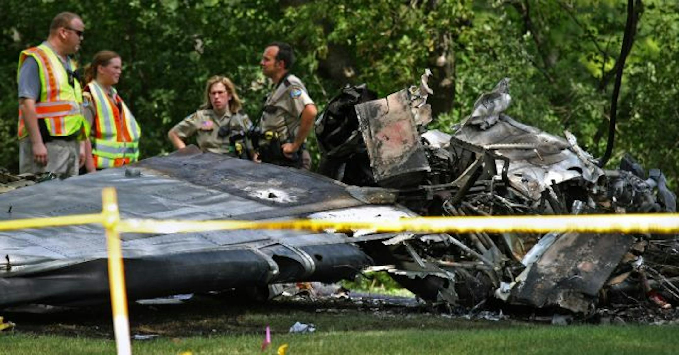 Hennepin County Sheriff, Eden Prairie Police and fire investigated the crash of a Beach 18 twin engine plane that killed two people as they tried to land at Flying Cloud airport. The plane just missed hitting the Cummins Grill House, a historical building owned by Eden Prairie.