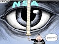 Sack cartoon: The NSA