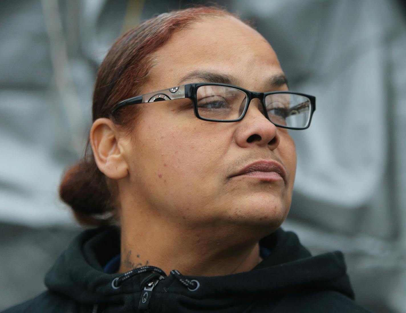 Jayme Ali is among the faces of the Black Lives Matter movement in Minneapolis and was seen outside the 4th precint Tuesday, Dec. 1, 2015, in Minneapolis, MN. Ali, seen says she is committed to change but also is critical of some of the leadership of BLM and believes the movement has morphed into something bigger.](DAVID JOLES/STARTRIBUNE)djoles@startribune.com Who are the faces of Black Lives Matter?**Jayme Ali, cq