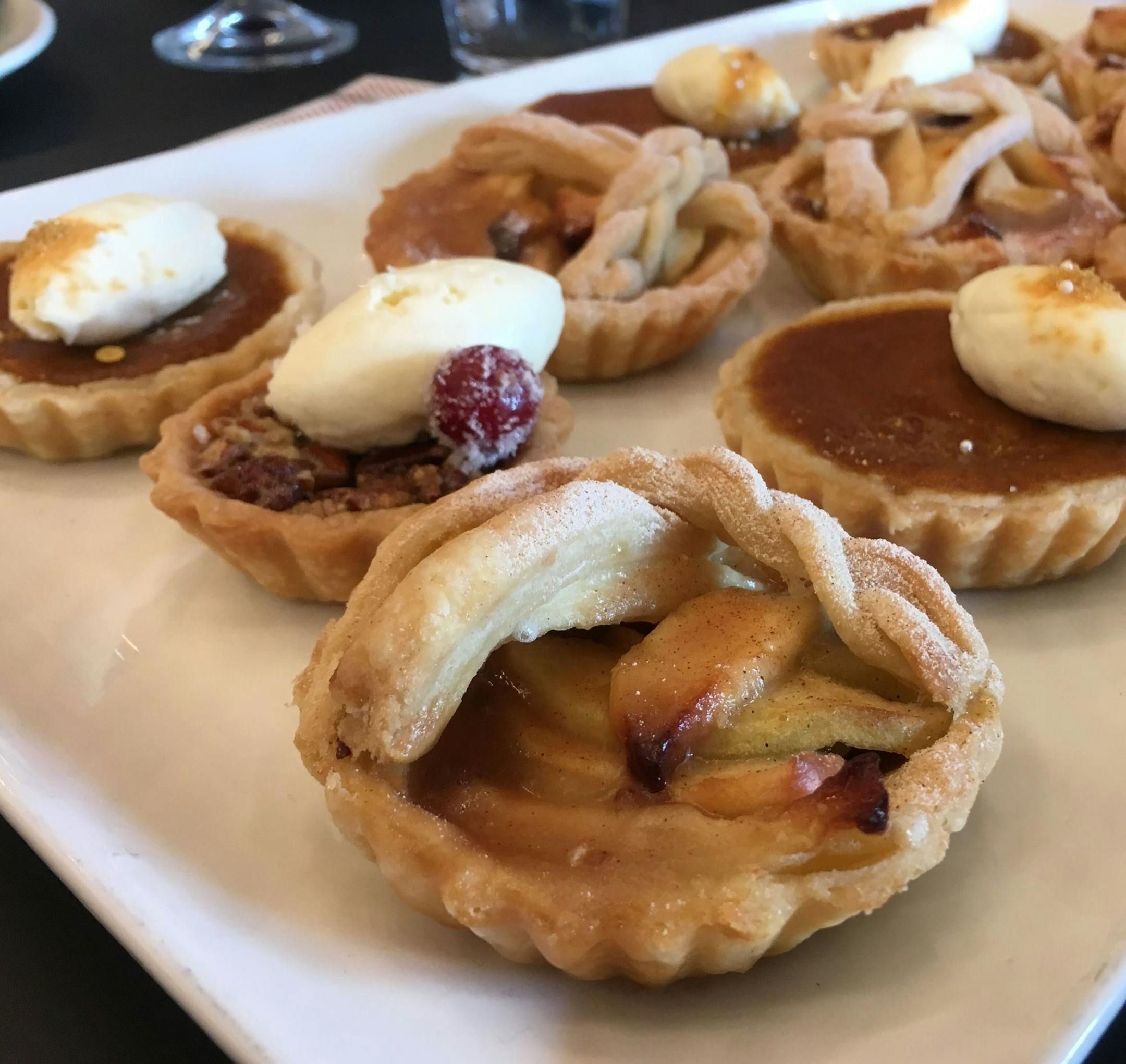 Mini versions of Surly's holiday pies.