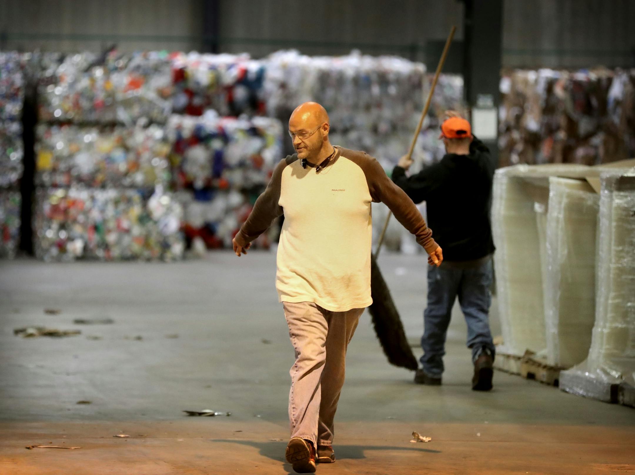 Disabled workers like John Week, 37, have opportunities that they never thought possible. Workers who once toiled for years in dead-end jobs are now making up to $14 an hour at an MDI facility and have opportunities for advancement. Here, Week is often on the move and he performs multiple jobs Tuesday, Sept. 27, 2016, in Cohasset, MN.