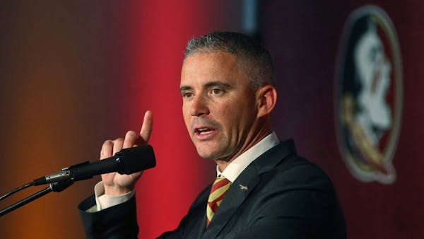 Florida State head football coach Mike Norvell