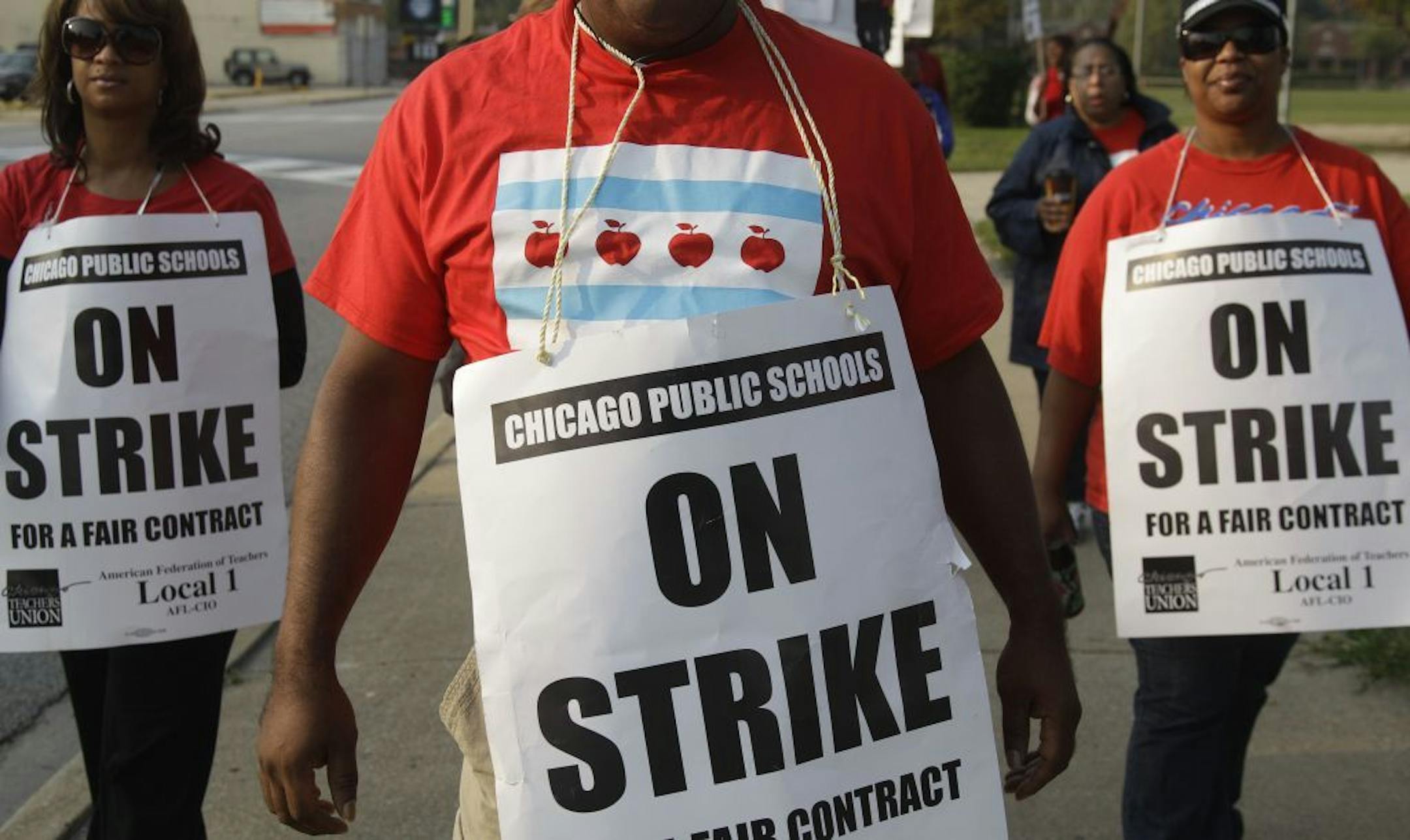 Chicago teachers were on strike earlier this month.