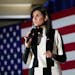 Republican presidential candidate and former United Nations Ambassador Nikki Haley speaks at a campaign event on Sunday, Feb. 25 in Troy, Mich.