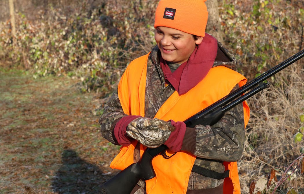 Jeremiah Lee, 13, of Hastings hunted on Dakota County park land south of Miesville as part of a special hunt to reduce the area’s deer population.