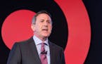 Target Chairman and CEO Brian Cornell speaks to a group of investors, Wednesday, March 2, 2016, in New York. Target�s annual meeting comes as the di