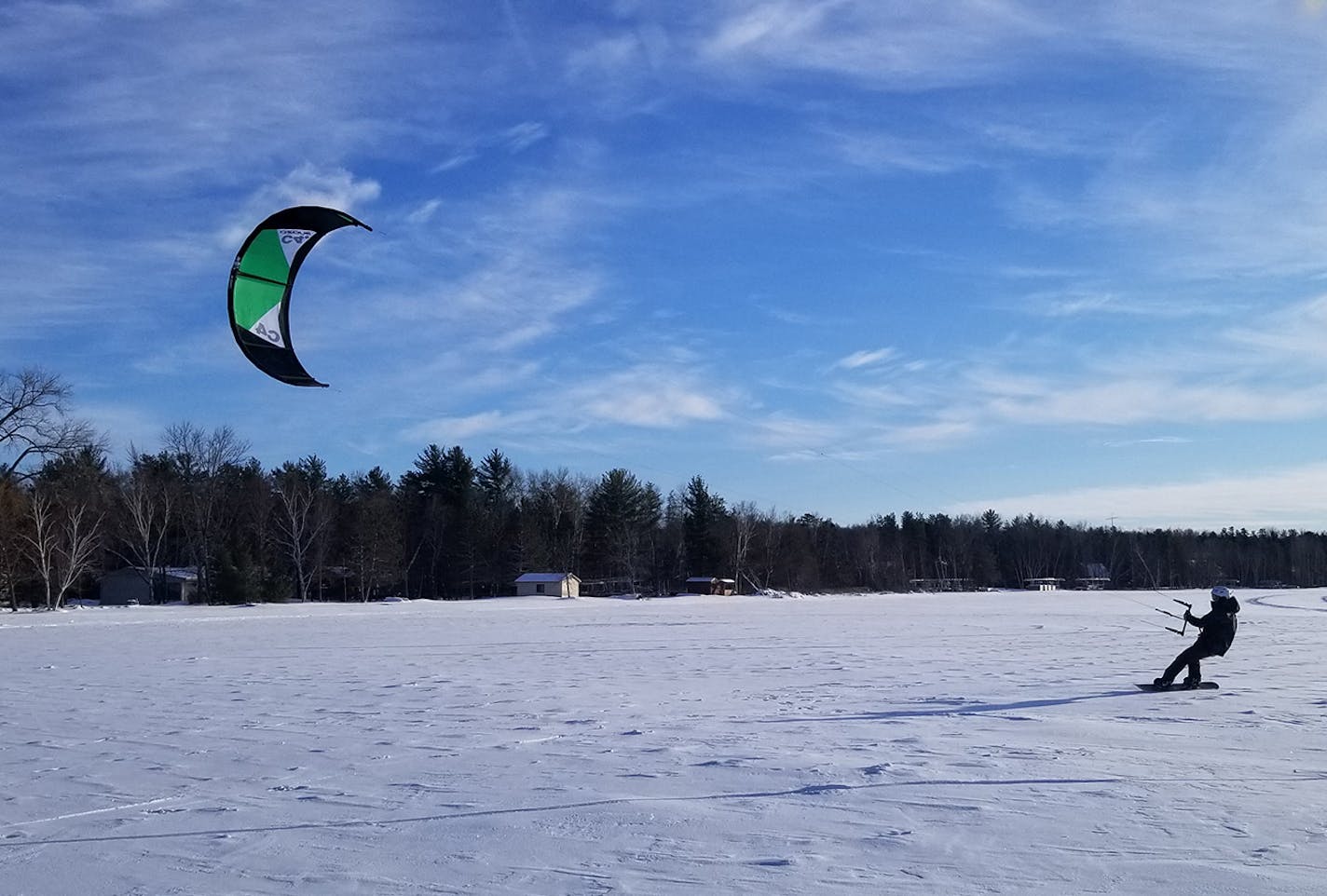 Jeremy Jones of Brainerd grew up kiting.