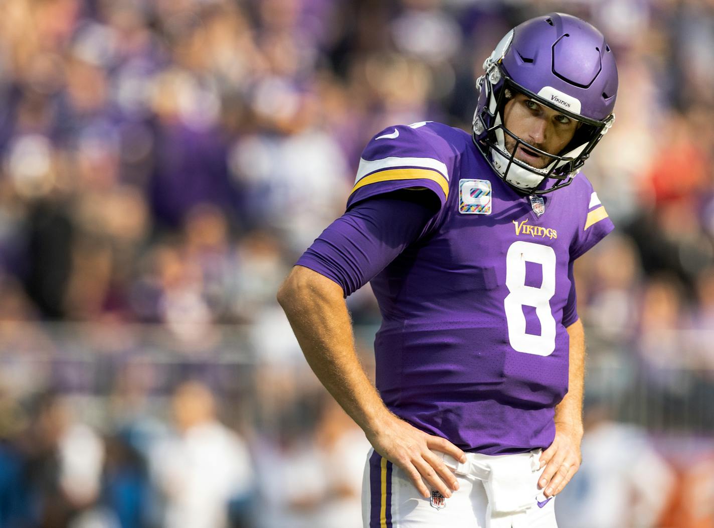 Minnesota Vikings quarterback Kirk Cousins (8)