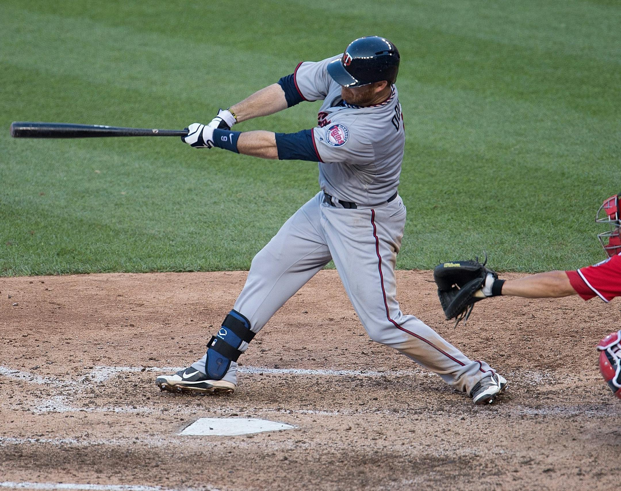 Twins catcher-outfielder Ryan Doumit