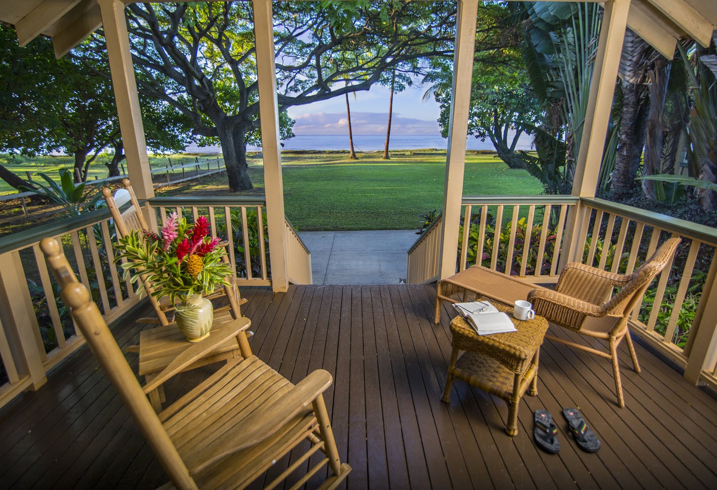 Waimea Plantation Cottages, a tucked-away resort on Kauai, puts up guests in cottages built for sugar-plantation workers.