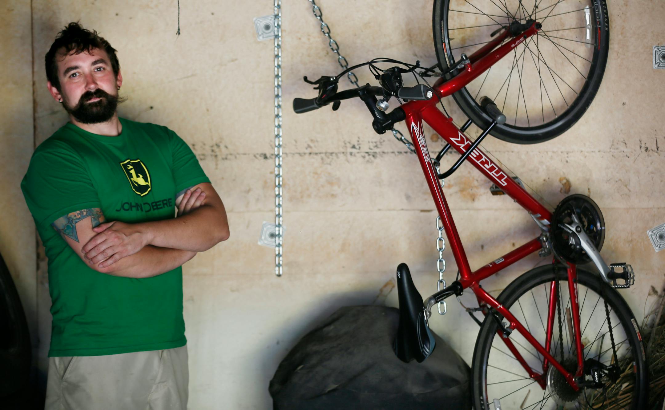 Nathan Clough has had two bikes stolen from his garage this summer.