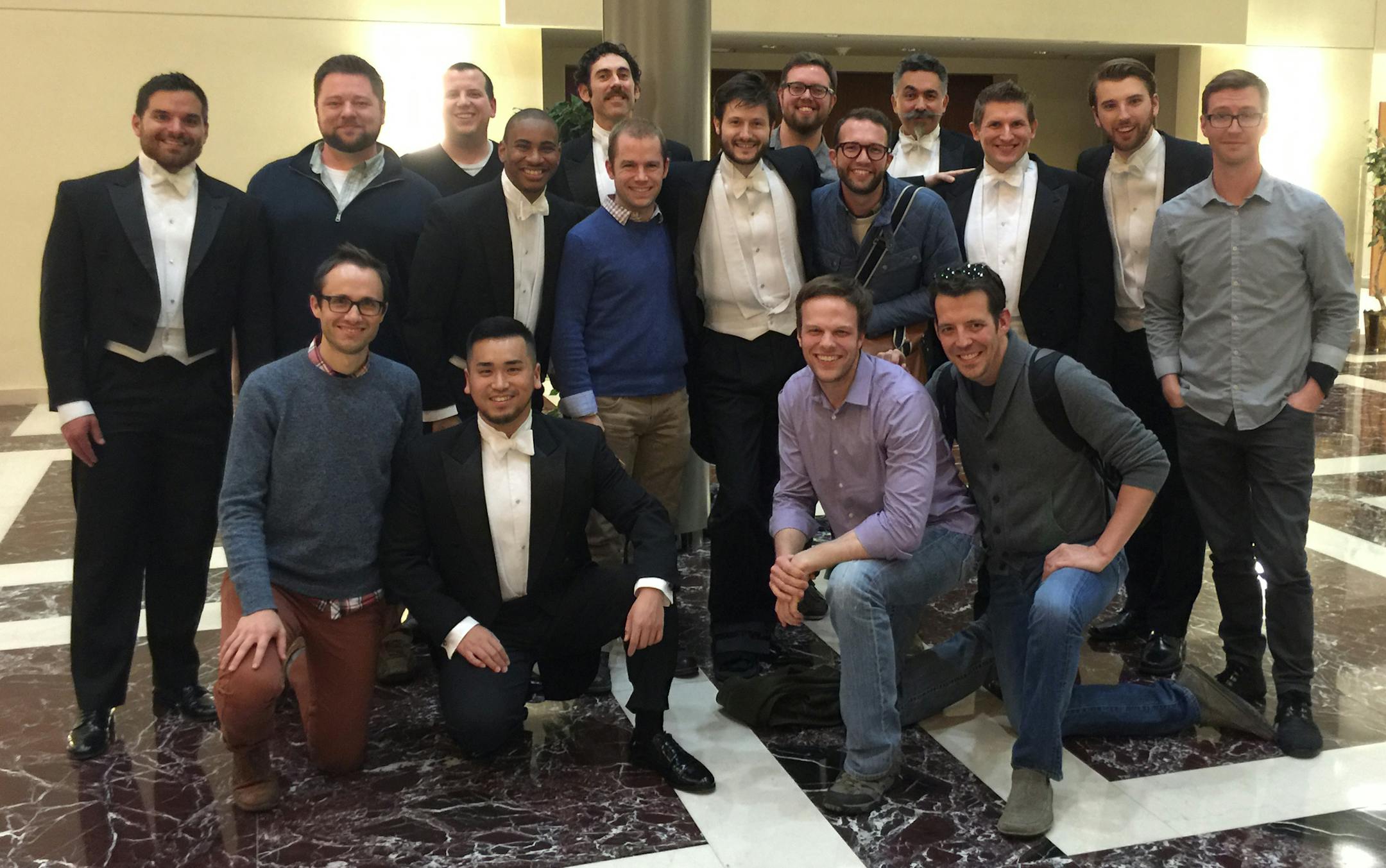 Cantus and Chanticleer Photo provided by Cantus