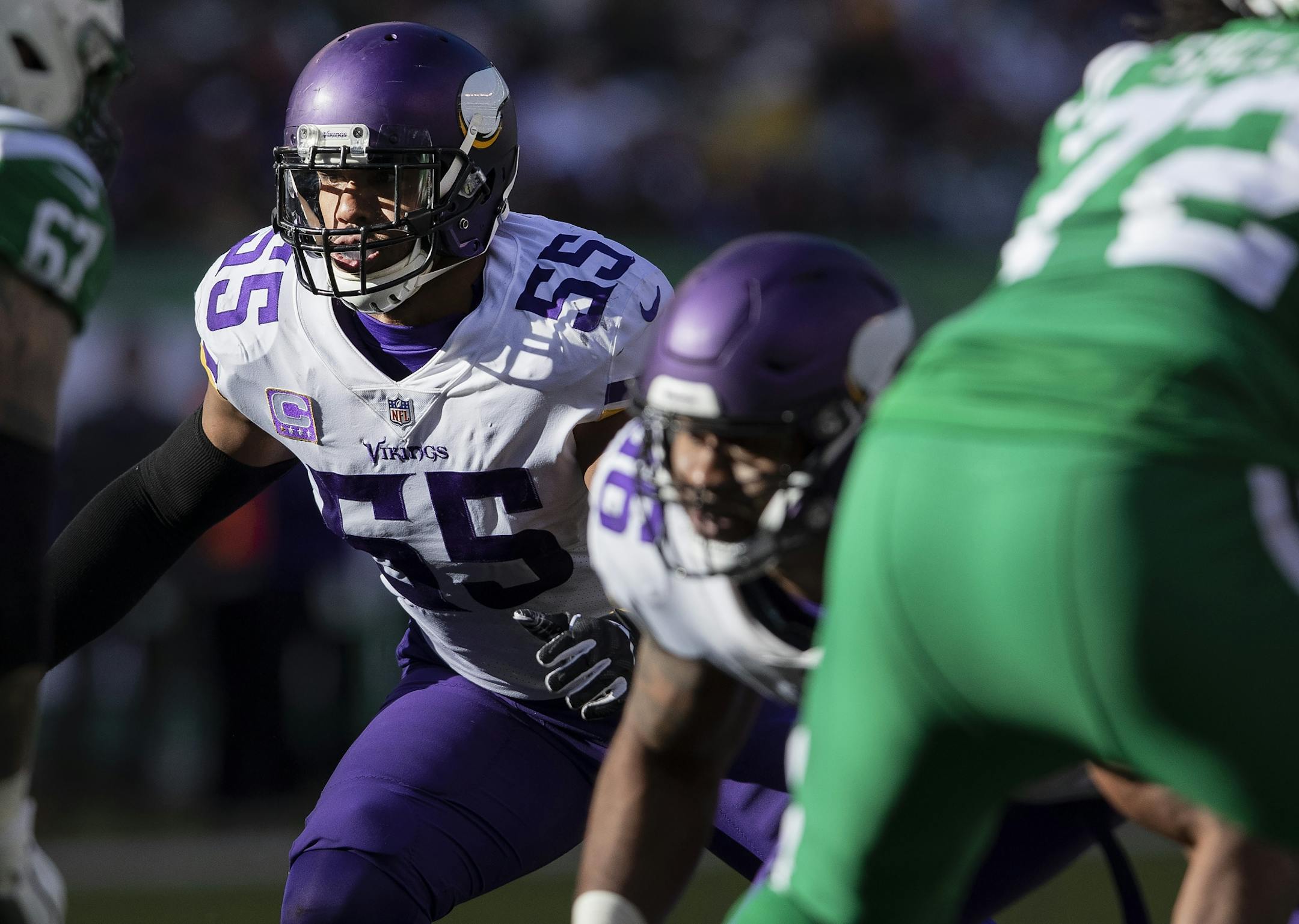Former Vikings linebacker Anthony Barr (55)