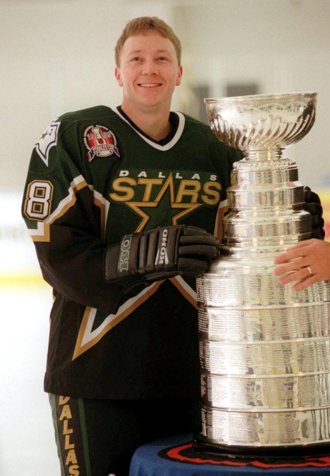 Derek Plante's eight-year NHL playing career included winning a Stanley Cup with Dallas in 1999. Plante is now back in the league as an assistant coach in Chicago.