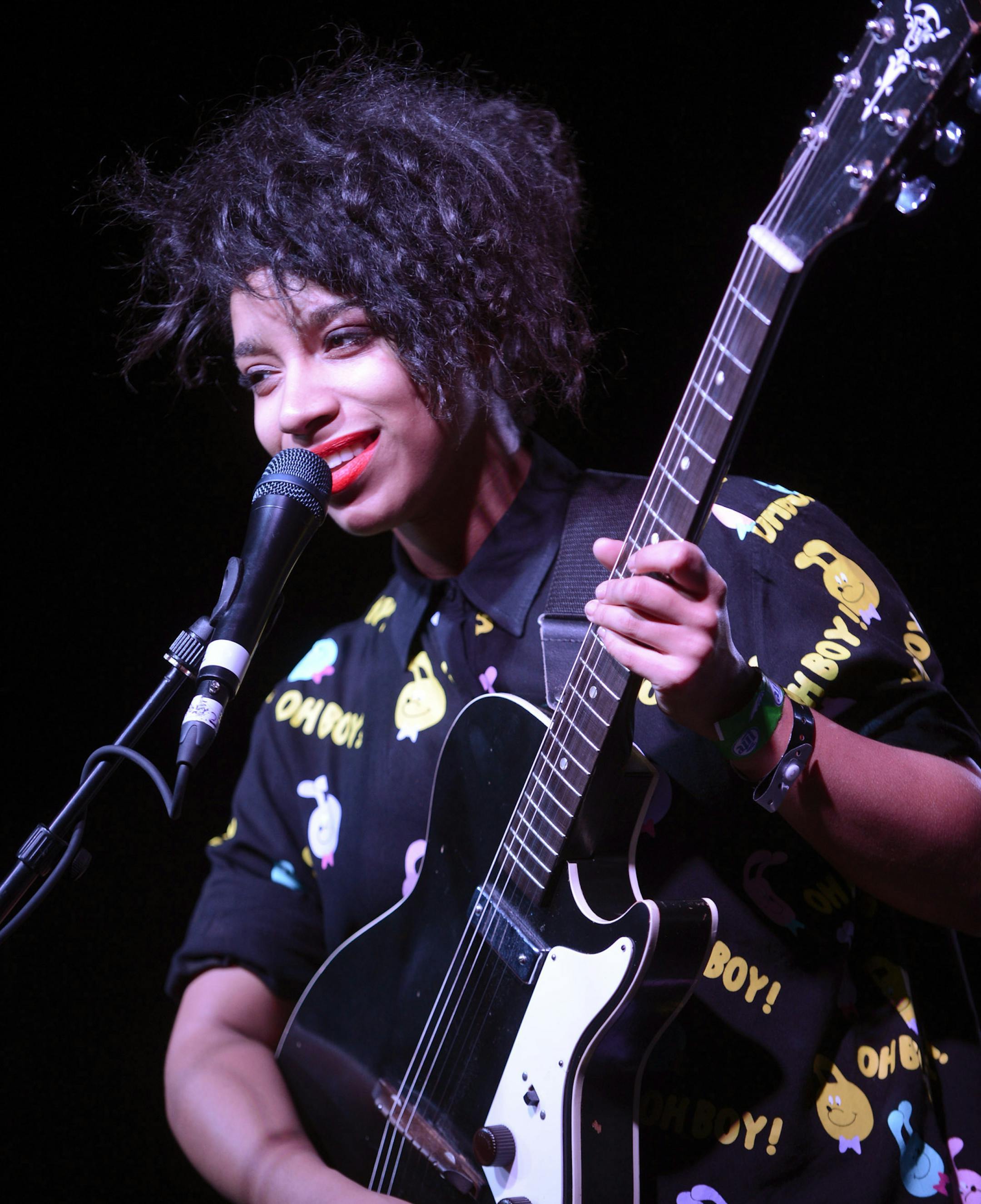 Lianne La Havas performs at Empire Automotive at the South by Southwest music festival in Austin, Texas, March 14, 2013. &#xac;&#xa9; Tony Nelson ORG XMIT: MIN1303151427150605