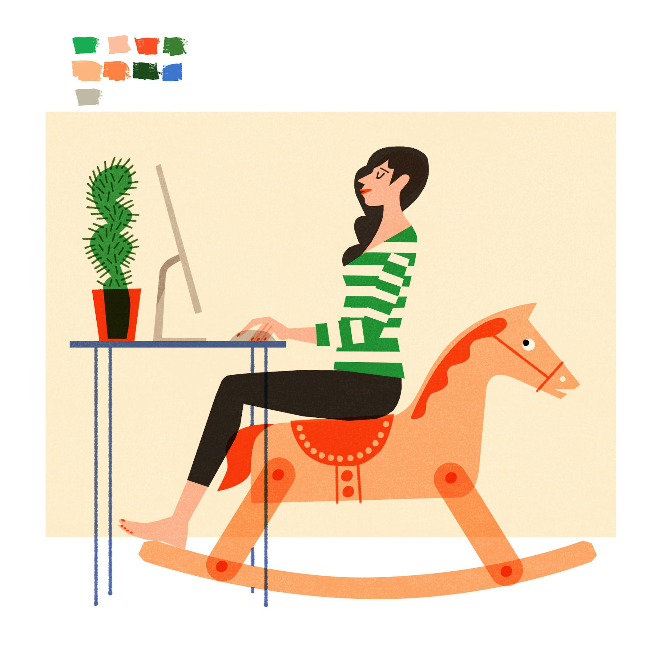 At its most basic, the chair should be adjustable (in terms of overall height and armrest positions in particular) and support your lower back to minimize strain and reduce fatigue. (Klas Fahlen/New York Times) ' NO SALES; FOR EDITORIAL USE ONLY WITH NYT STORY SLUGGED DESIGN ADVICE by TREFFINGER of AUG. 31, 2023. ALL OTHER USE PROHIBITED '