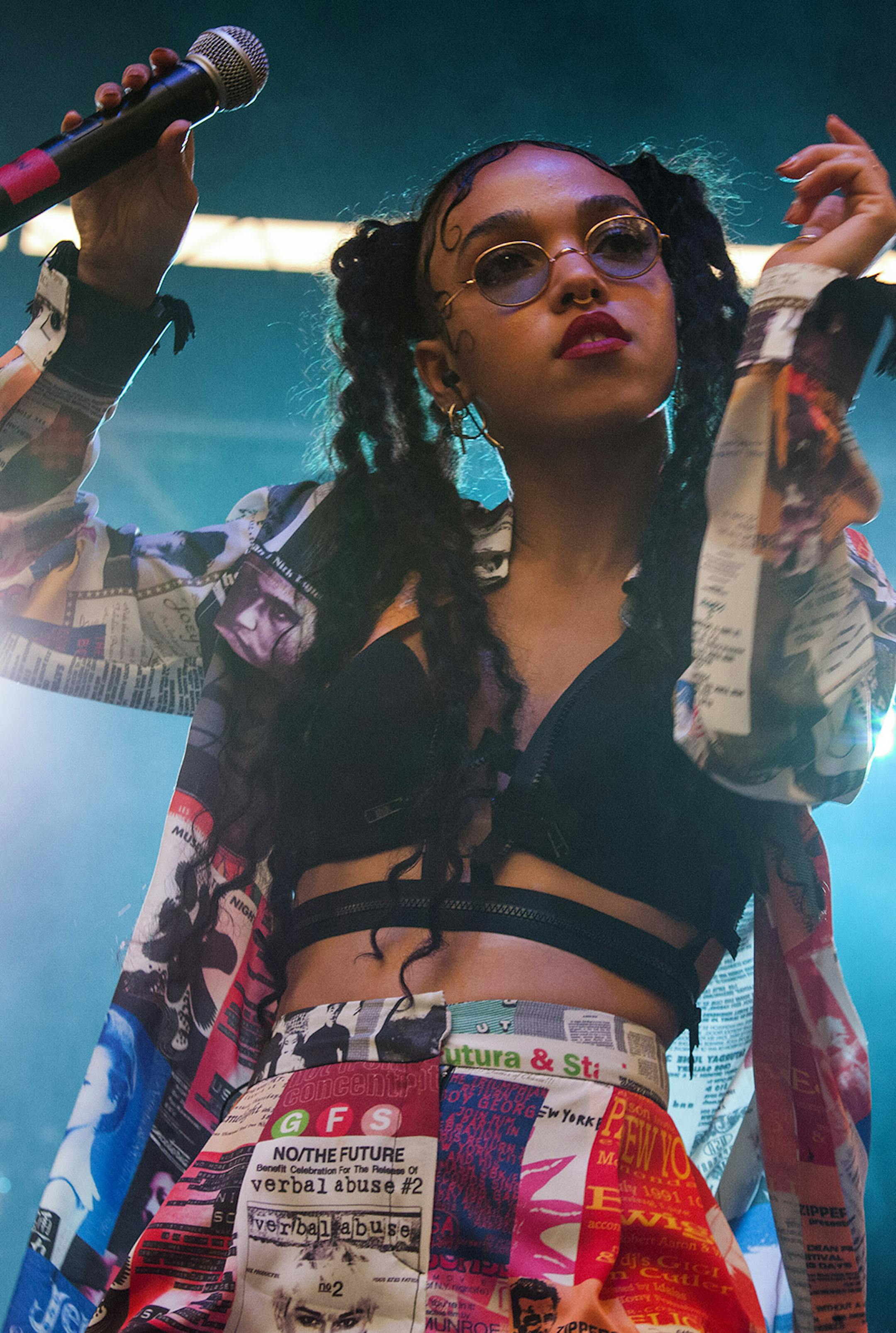 FKA Twigs seen at the 2014 Pitchfork Music Festival, on Saturday, June 19, 2014 in Chicago. (Photo by Barry Brecheisen/Invision/AP) ORG XMIT: INVW