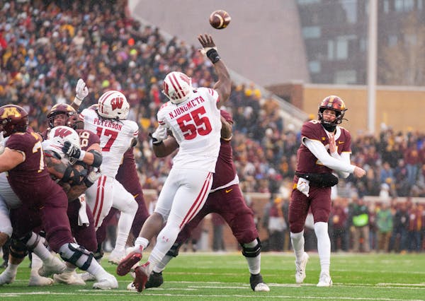 Quarterback Athan Kaliakmanis and the Gophers, despite just five wins, appear to be bowl-bound.