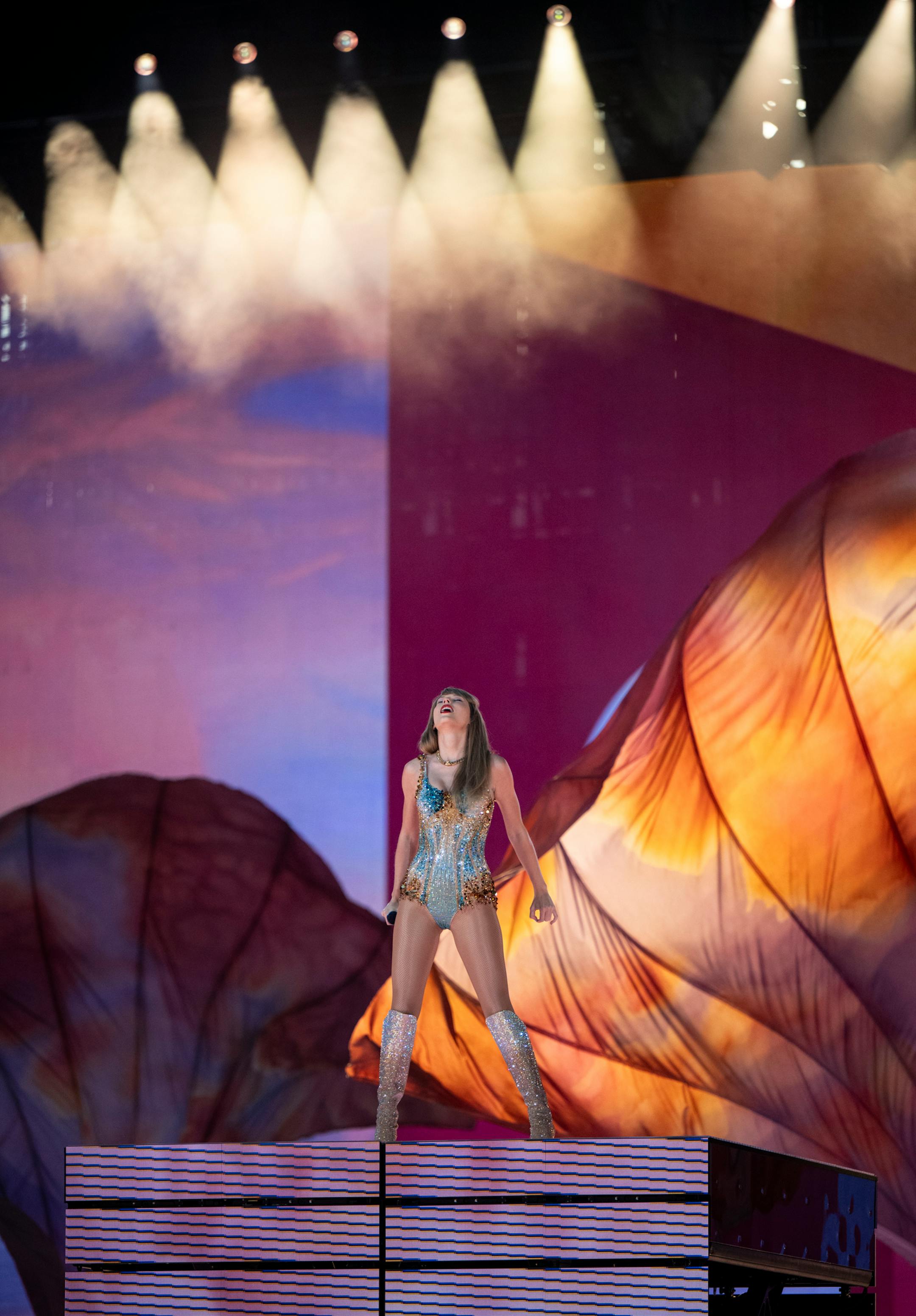 Taylor Swift performs Friday, June 23, 2023, at US Bank Stadium in Minneapolis, Minn.