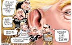 Sack cartoon: Trump-whisperers