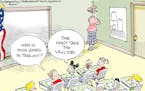 Editorial cartoon: Dana Summers on anti-vax teachers