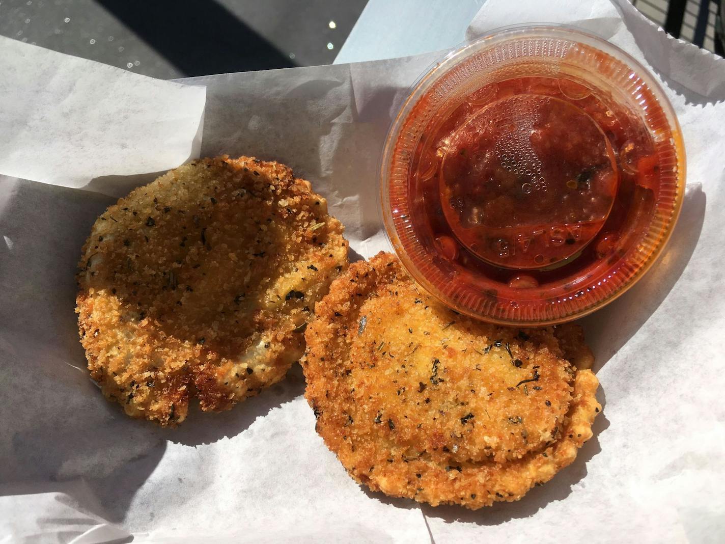 Zamboni's Pizza & Pub fried ravioli at Target Field